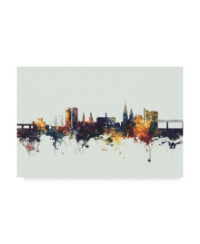 Trademark Global michael Tompsett Dundee Scotland Skyline IV Canvas Art - 20