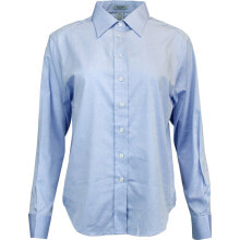 Купить женские футболки и топы River's End: River's End Ezcare Pinpoint Shirt Long Sleeve Button Up Shirt Womens Blue Casual