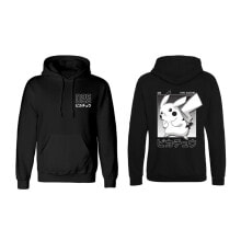 Unisex Hoodie Pokémon Halftone Pikachu Black