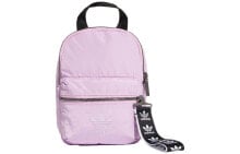 adidas originals 三叶草 背囊拉链开合 聚酯纤维 书包背包双肩包 迷你 女款 粉紫色 / Рюкзак Backpack Adidas Originals FL9618