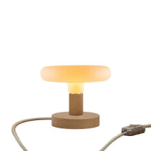 CREATIVE CABLES Posaluce Dash wooden table lamp with 2-pole plug - switch