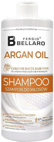 Shampoo für lockiges und glanzloses Haar mit Arganöl - Fergio Bellaro Argan Oil Curly Or Matte Hair Type Shampoo