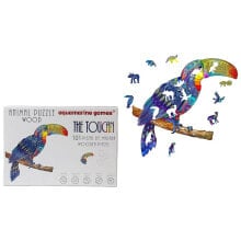 AQUAMARINE Animal Wood Toucan Puzzle