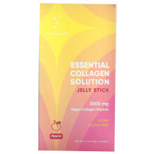 Everydaze, Essential Collagen Solution, желе в стиках, гранат, 3000 мг, 10 стиков по 20 г (0,7 унции)