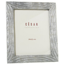 Photo frame Alexandra House Living Grey Mother of pearl