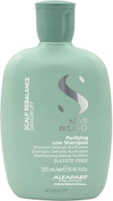 Reinigungsshampoo gegen Schuppen - Alfaparf Semi Di Lino Scalp Rebalance Purifying Low Shampoo