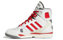 adidas originals Torsion Hi 高帮 复古篮球鞋 男款 白灰红 / Кроссовки Adidas originals Torsion Hi FZ0883