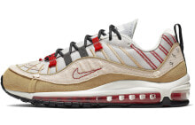 Nike Air Max 98 气垫 低帮 跑步鞋 男款 沙漠白棕 / Кроссовки Nike Air Max AO9380-003