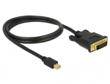 DeLOCK 83988 видео кабель адаптер 1 m Mini DisplayPort DVI-D Черный