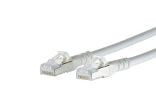 Кабели и разъемы для аудио- и видеотехники METZ CONNECT Cat.6A сетевой кабель 10 m Cat6a S/FTP (S-STP) Белый 130845A088-E