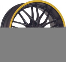 Колесный диск литой Barracuda Voltec T6 mattblack PureSports / Color Trim gelb 8x17 ET45 - LK5/112 ML73.1