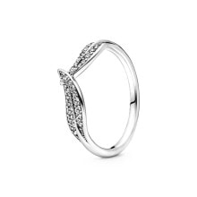 Женские кольца Pandora LEAF PAVE - RING - SIZE 50 купить в интернет-магазине