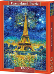 Детские развивающие пазлы Castorland Puzzle 1500 Święto Paryża