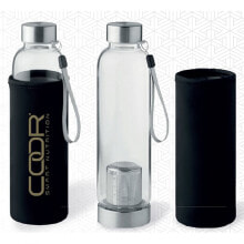 Купить спортивные бутылки для воды COOR: COOR Glass Bottle With Infuser 500ml