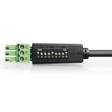 PureTools PTM-RS100 кабель последовательной связи Черный, Зеленый 1,5 m 9-pin D-Sub 3-pin Phoenix