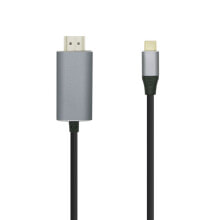USB-C to HDMI Cable Aisens A109-0393 Black 1,8 m 4K Ultra HD