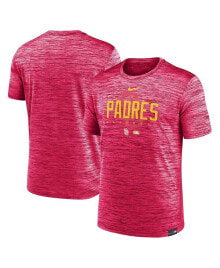 Nike men's Pink San Diego Padres City Connect Velocity Practice Performance T-shirt