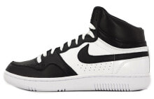 Nike Court Force Mid 中帮 板鞋 男款 黑白 / Кроссовки Nike Court Force Mid 826667-001