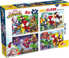 Lisciani LISCIANI MARVEL PUZZLE DF MAXI FLOOR 4 X 48 SPIDEY