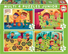 Детские развивающие пазлы educa Puzzle 20+40+60+80 Sport G3