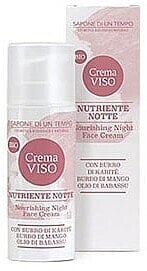 Pflegende Gesichtscreme für die Nacht - Sapone Di Un Tempo Skincare Nourishing Night Facial Cream