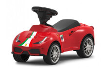 Детские каталки и качалки для малышей машинка - каталка JAMARA Ferrari 488 GTE. С 1,5 лет. Размеры: 70 х  30 х 38 см. Красный.