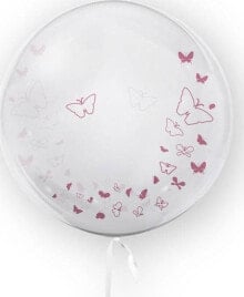 Украшения для организации праздников TUBAN Balon 45cm Motyle różowy TUBAN