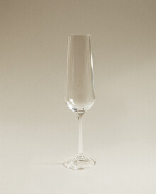 Crystalline flute glass