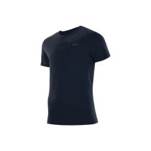 Мужская спортивная футболка черная T-shirt 4F M H4L22-TSM352 dark navy blue