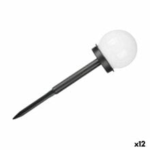 Marker Ball Solar charging White Black Plastic 10 x 34,5 x 10 cm (12 Units)