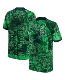 Youth Boys Green Nigeria National Team 2022/23 Home Breathe Stadium Replica Blank Jersey