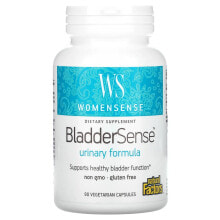 Растительные экстракты и настойки natural Factors, Womensense, BladderSense, 90 вегетарианских капсул