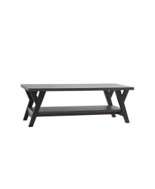 Simplie Fun coffee Table Distressed Grey Black