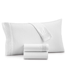 Hotel Collection chain Links Embroidered 100% Pima Cotton 4-Pc. Sheet Set, King, Created for Macy's