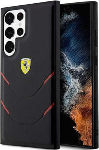 Ferrari Ferrari Hot Stamp Lines - Etui Samsung Galaxy S23 Ultra (czarny)