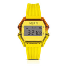 Мужские электронные наручные часы Мужские наручные часы с желтым силиконовым ремешком IAM-KIT529