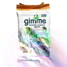 gimMe, Снеки из жареных морских водорослей, белый чеддер, 10 г (0,35 унции)