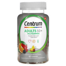Centrum, Adults 50+ Multigummies, Assorted Natural Fruit, 90 Gummies