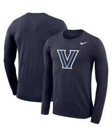 Nike men's Navy Villanova Wildcats School Logo Legend Performance Long Sleeve T-shirt