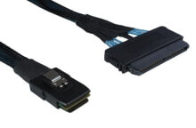 Кабели и разъемы для аудио- и видеотехники DINIC SAS-8784-75 Serial Attached SCSI (SAS) кабель 0,75 m