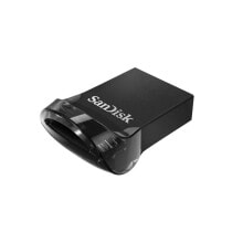 SanDisk Ultra Fit - 32 GB - USB Type-A - 3.2 Gen 1 (3.1 Gen 1) - 130 MB/s - Capless - Black