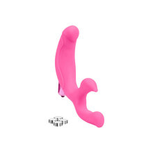 Dreifach-Vibrator aus Silikon, 20 cm