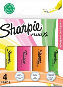 Sharpie Sharpie Textmarker Fluo XL 4er G/O/P/G Blister