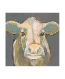 Trademark Global jennifer Goldberger Blush Faced Cow I Canvas Art - 19.5