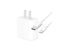 4XEM 4XIPADKITC6 White iPad Kit with 20W Charger and 6FT USB Type C to 8 Pin Cab