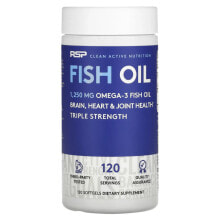 RSP Nutrition, Fish Oil, 1,250 mg, 120 Softgels