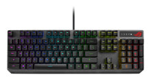 Клавиатуры Клавиатура Беспроводная ASUS ROG Strix Scope RX  USB QWERTY Черный 90MP0240-BKDA00