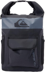 Мужские рюкзаки для ноутбуков Мужской рюкзак для ноутбука черный Quiksilver Sea Stash AQYBP03092 Men's Medium Surf Backpack 20L
