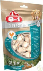 Лакомства для собак 8in1 8in1 Delights Pro Dental Bones XS 21 pcs.
