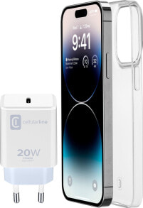 Cellular Line Cellularline Starter Kit Charger+Case f. iPhone 14 Pro Max